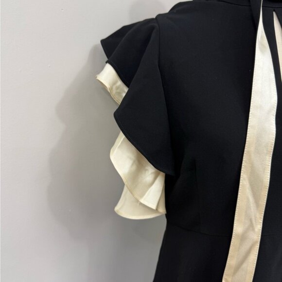 Cinq a Sept Black Ruffle Dress - Picture 5 of 15